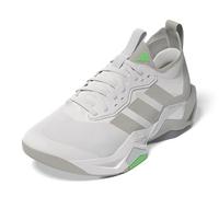 adidas Women's Rapidmove Advance 2 Training Sneakers, Chalk White/Wonder Alumina/Lime Burst, 12