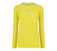 adidas Womens Ref 22 Jersey ls in Bright Yellow - Size 8 UK