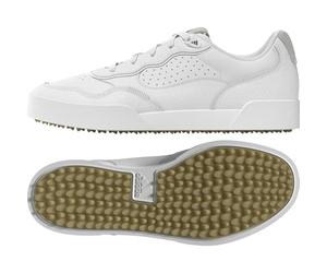 adidas Women's RETROCROSS 25 Spikeless Golf Shoes, Cloud White/Grey Six/Gum, 5.5 UK