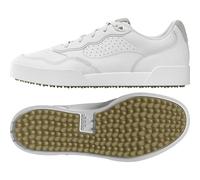 adidas Women's RETROCROSS 25 Spikeless Golf Shoes, Cloud White/Grey Six/Gum, 5 UK
