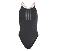 Adidas Ripstream 3 Stripes Tie Back Swimsuit Black 32 Woman