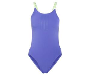 adidas Women's Ripstream 3-Stripes Tie Back Swimsuit Swimwear, Solar Purple, 28
