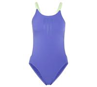 adidas Women's Ripstream 3-Stripes Tie Back Swimsuit Swimwear, Solar Purple, 42