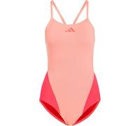 adidas Women's Ripstream Team Thin Straps C-Back Swimsuit Swimwear, Frozen Turbo/Solar Turbo, 46