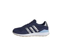adidas Women's Run 60s 4.0 Shoes, Dark Blue/Silver met./Glow Blue, 7.5 UK