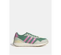 adidas Women's Run 60s 4.0 Shoes, Semi Court Green/Bliss Pink/Warm Vanilla, 8 UK