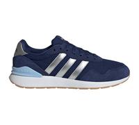 adidas Women's Run 60s 4.0 Shoes, Dark Blue/Silver met./Glow Blue, 5.5 UK