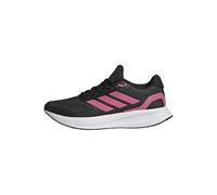 Adidas Women's Run Falcon 5 Sneaker, Black/Pink Fusion/White, 4 UK