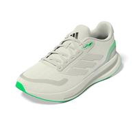 adidas Women's Run Falcon 5 Sneakers, Off White/Off White/Lime Burst, 9.5 UK