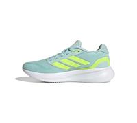 adidas Women's Run Falcon 5 Sneakers, Semi Flash Aqua/Lucid Lemon/Black, 4 UK