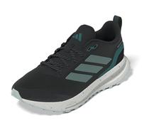 adidas Women's Run Falcon 5 Trail Sneaker, Carbon/Mint Ton/Halo Mint, 4.5 UK