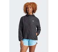 adidas Womens Run It Jacket - Black, Black, Size S, Women Black