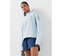 adidas Women's Running Adi365 Iconic Stripes Zip Top, Crsk, Size S, Women Crsk