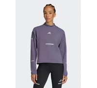 adidas Womens Running Adi365 Winter Crew Sweat, Preloved Violet, Size S, Women Preloved Violet