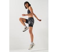 adidas Womens Running Own The Run Printed 2In1 Shorts, Grey Four/Black, Size L, Women Grey Four/Black