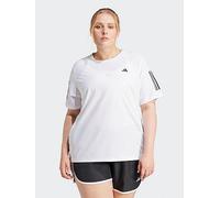 adidas Womens Running Own The Run T-Shirt - White, White, Size 3X, Women White