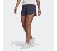 adidas Womens Running Shorts RunFast Navy Aeroready Pocket Reflective Breathable