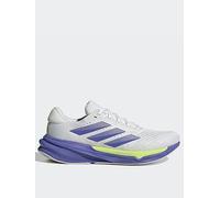 adidas Womens Running Supernova Stride 2 Trainers - White/Silver/Cobalt Blue, White/Silver/Cobalt Blue, Size 4, Women White/Silver/Cobalt Blue