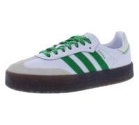 adidas Women's Sambae Sneakers, Footwear White/Green/Off White, 10