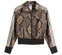 Adidas Women's Satin Firebird Track Top Linen/Magic Beige