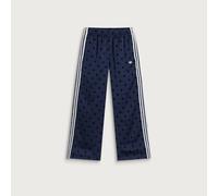 Adidas Women's Satin Polka Dots Wide Leg Pant Night Indigo Large