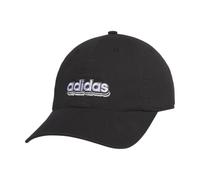 adidas Women's Saturday Hat, relaxed fit athletic adjustable cotton baseball cap, Black/Onix Grey/Grey, One Size
