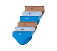adidas Women's Seamless Hipster Underwear Multipack, Pulse Blue Ribbed/Clear Sky/Toasted Almond, S