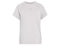 adidas Women's Seamless Knitted T-Shirt, ice Purple/preloved fig, L