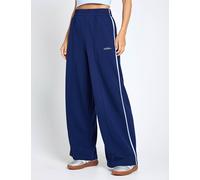 adidas Women's Seasonal Essentials Colorpop Joggers with Embroidered Graphic - Dark Blue/White - Size: XS