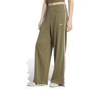 adidas Women's Seasonal Essentials Colorpop Joggers with Embroidered Graphic - Olive Strata/Light Solid Grey - XS - Green