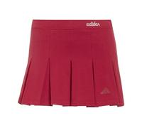 adidas Women's Seasonal Essentials Colorpop Skirt with Inner Leggings, Active Maroon/Off White, L