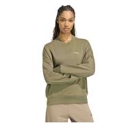 adidas Women's Seasonal Essentials Colorpop Sweatshirt - Olive Strata/Light Solid Grey - Green - Size: Medium
