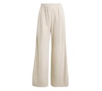 adidas Women's Seasonal Essentials Colorpop with Embroidered Graphic Pants, Crystal Linen/Frozen Purple, M