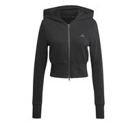 adidas Women's Seasonal Essentials French Terry Full-Zip, black, M
