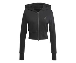 adidas Women's Seasonal Essentials French Terry Full-Zip, black, M