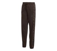 adidas Women's Seasonal Essentials Leopard Print French Terry Pants with 3-Stripes Golf Pants