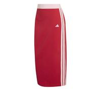 adidas Women's Seasonal Essentials Racing Pencil Skirt Dress, Pure Ruby/Clear Pink, 4XL