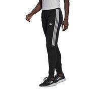 adidas Women's Sereno AEROREADY Cut 3-Stripes Slim Tapered Pants, Black/White, S