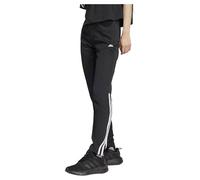 adidas Women's Sereno AEROREADY Cut 3-Stripes Slim Tapered Pants, Black/White, XL