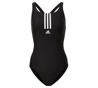 Adidas Womens SH3.RO Mid 3-Stripes Black Swimsuit - Size 30", 32", 34" & 36"