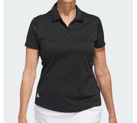adidas Womens Shirt Black Small Golf Polo Short Sleeve Solid Performance IN9924