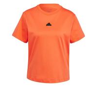 Adidas Brand Love Q3 Short Sleeve T-shirt Orange S Women