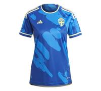 adidas Women's Soccer Sweden 2023 Away Jersey, Royal Blue, XL