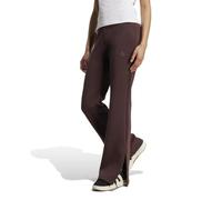 adidas Women's Soft Lux Flared Pants, Shadow Brown, XL