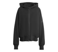 adidas Women's Soft Lux Full-Zip Hoodie Sweatshirt, black, S