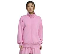 adidas Women's Soft Lux Loose Full-Zip - St Tropic Bloom - Pink - Size: Small