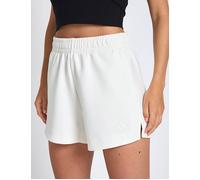 adidas Women's Soft Lux Loose Shorts - Off White - Size: Large