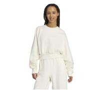 adidas Women's Soft Lux Loose Sweatshirt - Off White - Size: XS