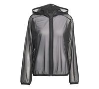 adidas Women's SOFT LUX MESH FULL-ZIP HOODIE, black, L