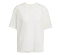 adidas Women's Soft LUX MESH TEE, Off White, S